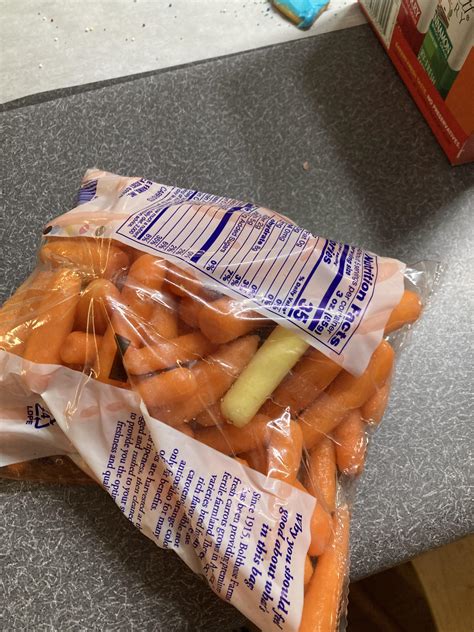 My Package Of Carrots Has A Yellow Carrot In It Rmildlyinteresting