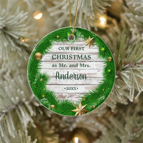 A Christmas Ornament That Says Our First Christmas As Grandparents On