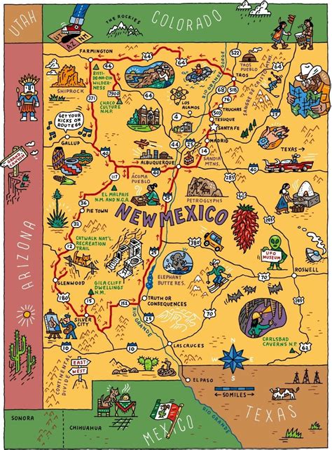 Pin By Ann Almazan On New Mexico Treasures New Mexico Map Travel New