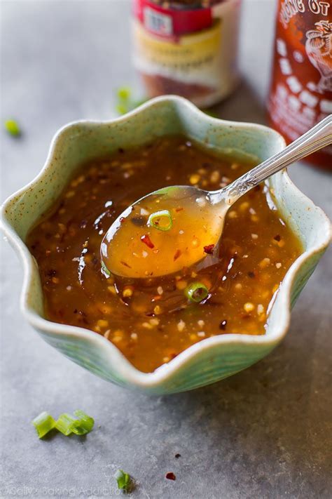 Combine the sambal, sriracha, sugar, garlic, ginger, lime juice, and chicken broth in a small loving this recipe! Easy Sweet Chili Chicken - Sallys Baking Addiction