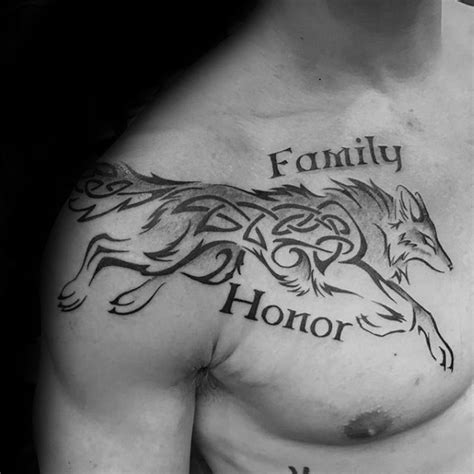 50 Celtic Wolf Tattoo Designs For Men Knotwork Ink Ideas Wolf Tattoos