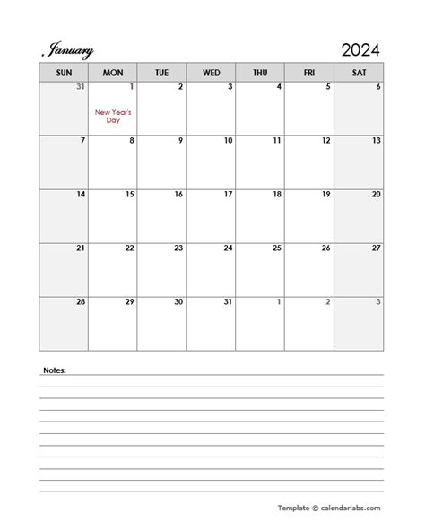 2024 South Africa Calendar Template Large Boxes Free Printable Templates