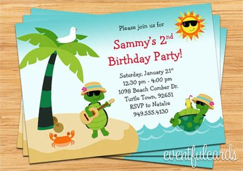 Beach party invitation free vector. 12+ Beach Party Invitations - PSD, AI, Word, Pages | Free ...