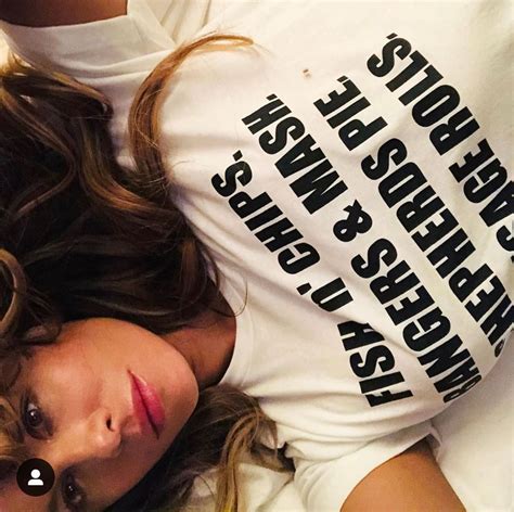 Kate Beckinsale Lounges In Bed In The Most British T Shirt Known To Man
