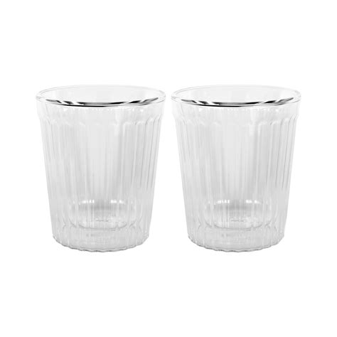 rigato double wall glasses set of 2 250ml avanti homewares australia