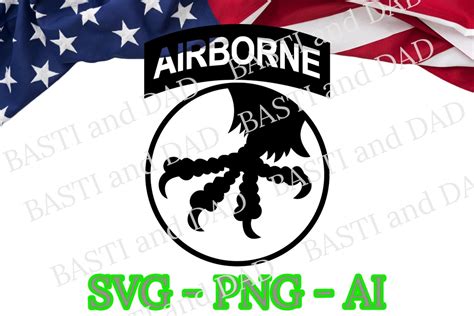 Us Army Airborne Divisions Svg Png Ai And Jpeg Ranger Etsy