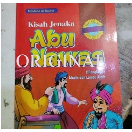 Jual Buku Kisah Jenaka Abu Nawas Di Lengkapi Aladin Dan Lampu Ajaib
