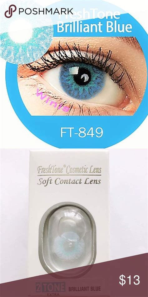 Glasses prescription vs contact lens prescription. Contact Lenses (Brilliant blue) FreshTone FREE CASE! SHIP ...