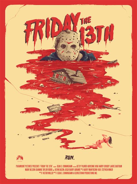 Friday The 13th 1980 765 X 1024 Classic Horror Movies Posters