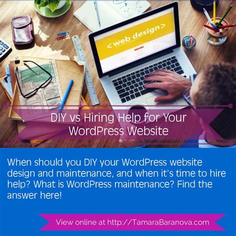 Diy Vs Hiring Help For Wordpress Website Design And Maintenance
