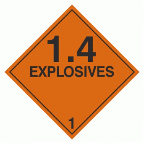 Class Explosive Labels Hazard Packaging Labels Safety Signs