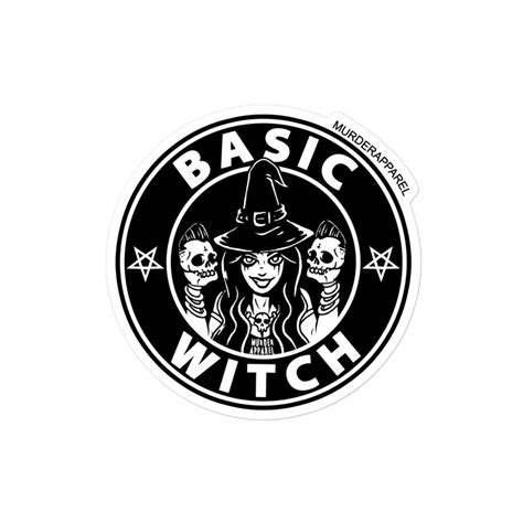 Basic Witch Sticker Murder Apparel