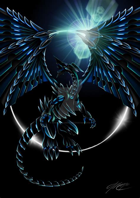 Blue Eclipse Dragon By Xenoviaaluma77 On Deviantart