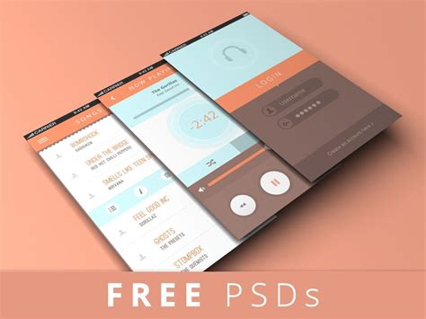 Free Psds Igravity Screen Layers Up To 4 In 1 App Interface