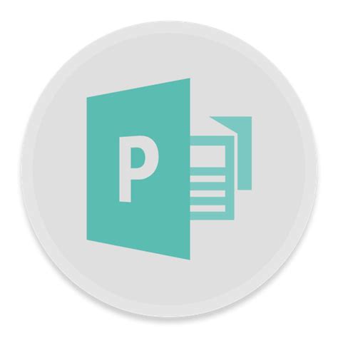 Publisher Icon Button Ui Ms Office 2016 Iconset Blackvariant