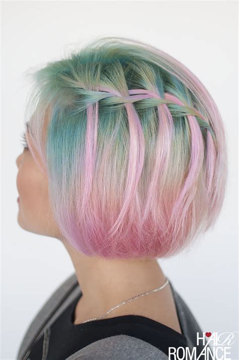 Perfect this classic technique and discover other braided styles from ghd. Waterfall braid in short hair - Hair Romance