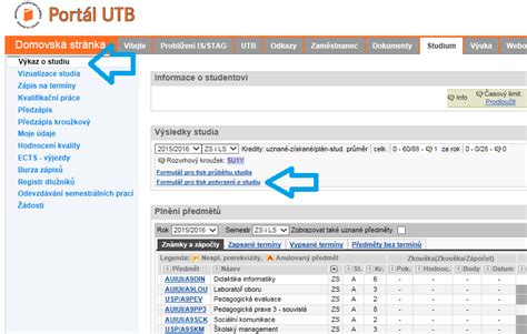 Tisk potvrzení Fakulta aplikované informatiky