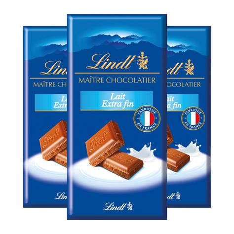 Grossiste Tablette De Chocolat Au Lait Extra Fin X G LINDT