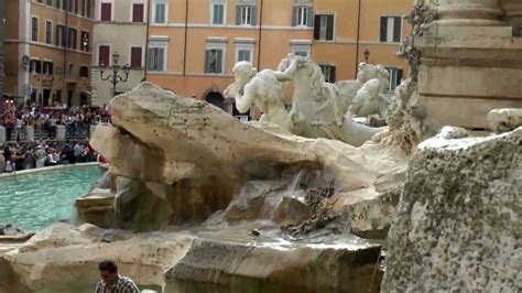 Make A Wish At Trevi Fountain Rome Italy 2012 Youtube