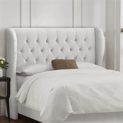 Add to compare 0 /4. Tufted Wingback Velvet Upholstered Headboard | Upholstered headboard