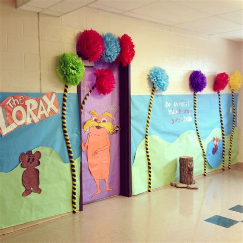 Lorax Doorhallway Decor For Read Across America Week We Speak For