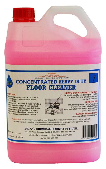 Concentrated Floor Cleaner Nv Chemicals