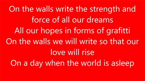Kids United On écrit Sur Les Murs English Lyrics Youtube