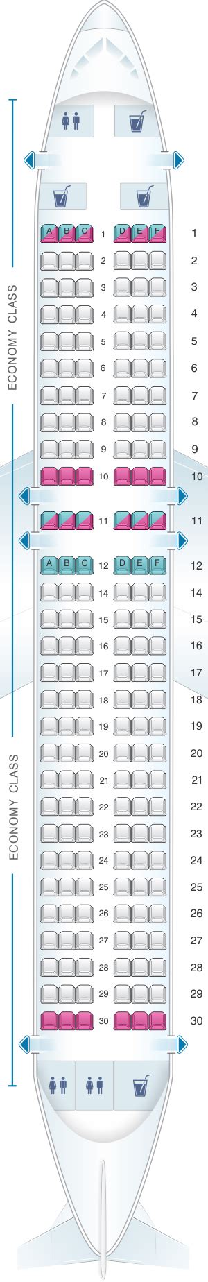Aircraft Airbus A320neo Seat Map Image To U