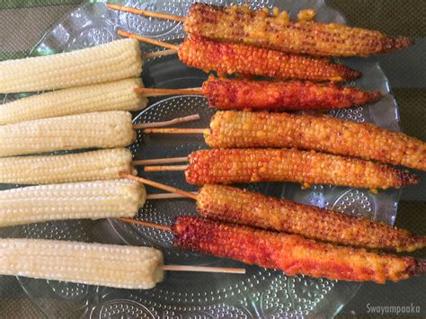When bathing a baby, give him your undivided attention. Baby Corn Fry - Food and Remedy