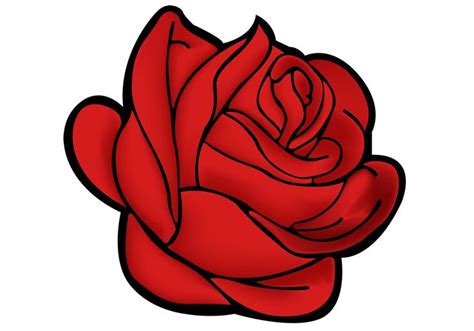 Pin By 德园 王 On 快速收藏 Rose Drawing Simple Rose Drawing Red Roses