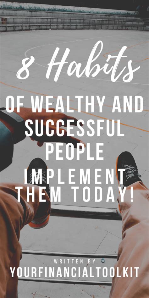 8 Habits Of Wealthy and Successful People | Finance investing ...
