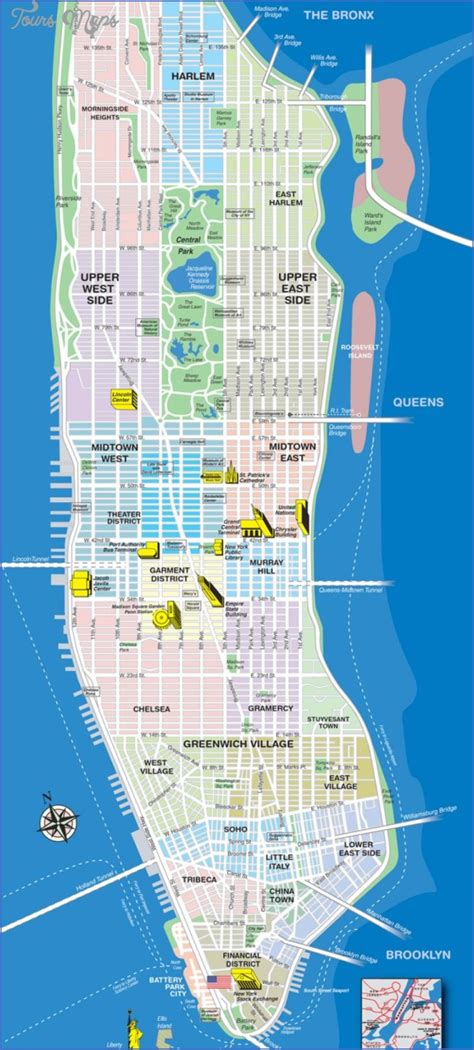 Printable Nyc Neighborhood Map Printable Map Of The United States