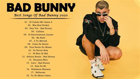 Bad Bunny Sus Mejores Éxitos 2020 Best Songs Of Bad Bunny Youtube
