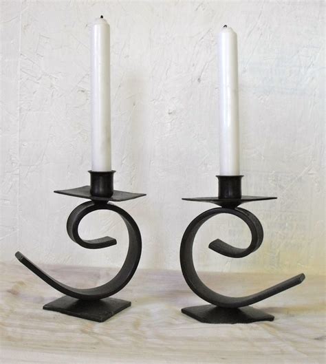 Wrought Iron Candle Holder Etsy