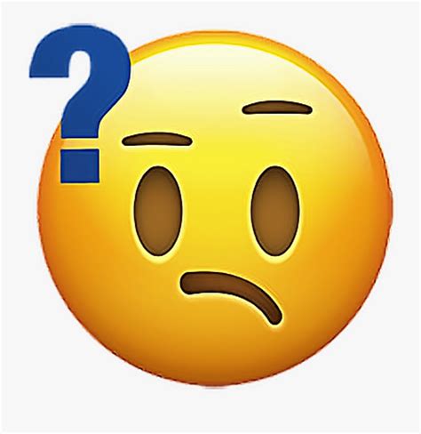 Emoji Emojisticker Sticker Stickers Confused Smiley Emoji Question