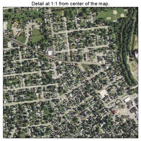 Aerial Photography Map Of St Marys Oh Ohio