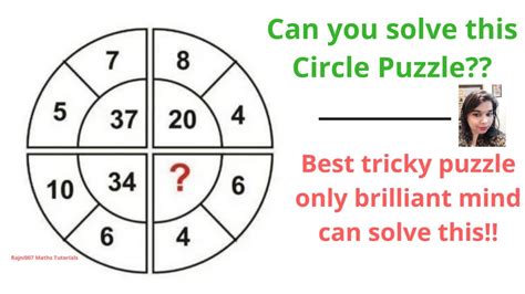 Circle Puzzle Can You Solve This Circle Puzzle Only Brilliant