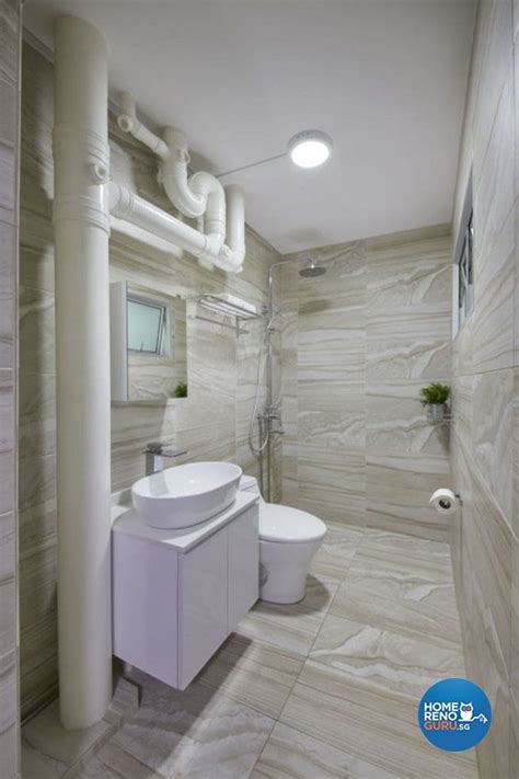 If you're renovating your hdb or bto bathroom, there are some design choices you can make to get a low maintenance bathroom many bathrooms in singapore are on the small side and combined with our humid weather and moisture from the shower, sink and toilet bowl, it can lead to mildew and mould. HDB 5 Room Resale/BTO Renovation Packages 2020 ...