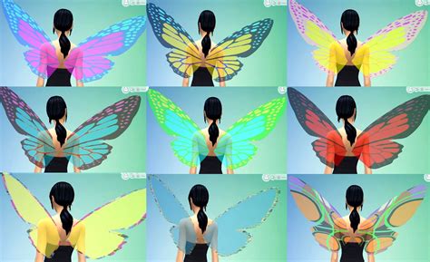 Glass Wings All Ages Sims Sims 4 Best Sims
