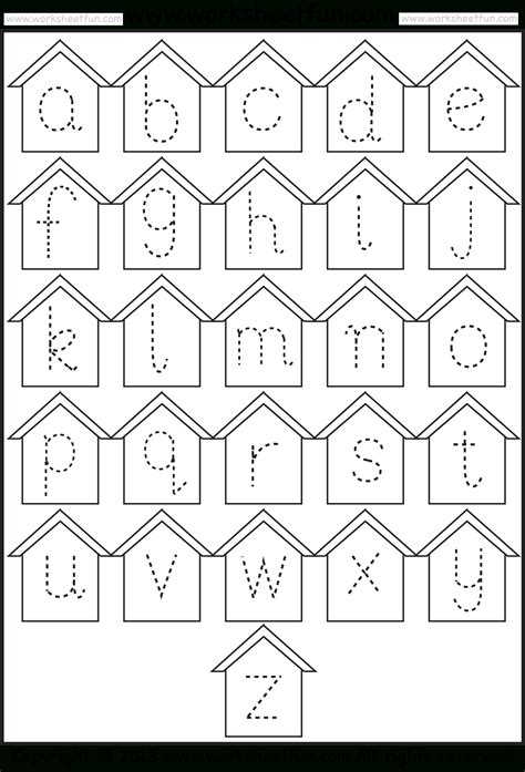 Alphabet Tracing Worksheets A Z Free Printable Pdf Printable