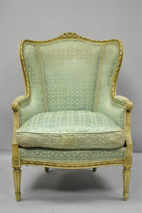 More buying choices $329.89 (2 new offers) +1. Antique French Louis XVI Distress Painted Cream Bergère ...