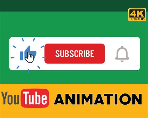digital drawing and illustration like and bell pop up custom animated youtube subscribe button