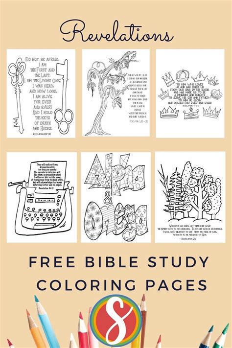 Free Revelation Scripture Coloring Pages — Stevie Doodles