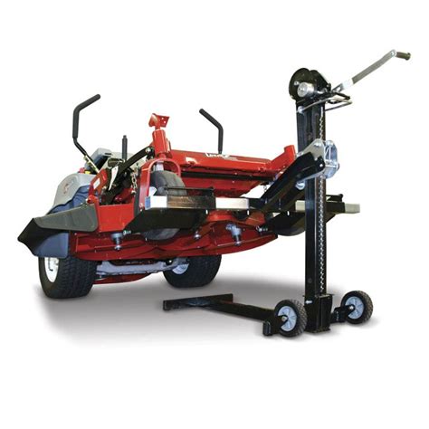 Mojack Pro Flat Folding 750 Lb Riding Lawn Tractor Mower Lift Jack
