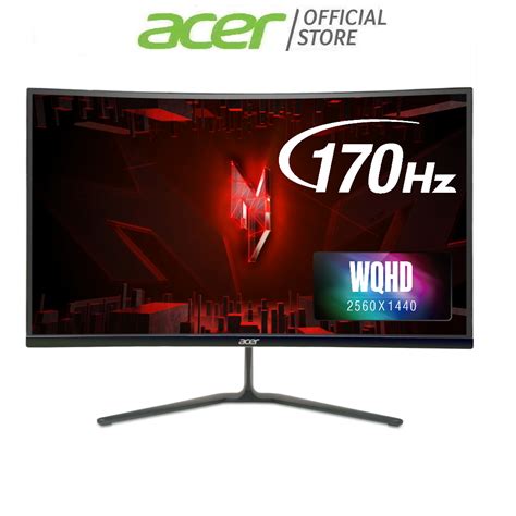 Acer Nitro Ed270u P2 27 Inch Wqhd Curved Gaming Monitor With 170hz