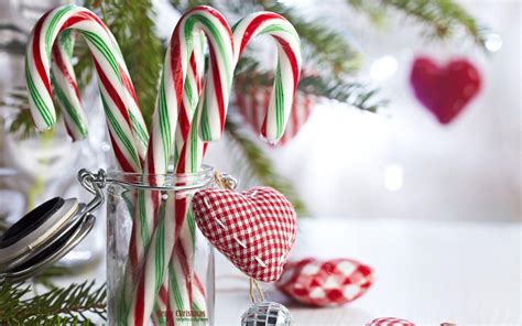Christmas Candy Canes Wallpapers Wallpaper Cave