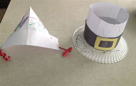 Pilgrim Hat And Bonnet Crafts For Kids Crafts Preschool Crafts