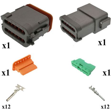 Kit Connecteur DT series Mâle female 12 Voies E003