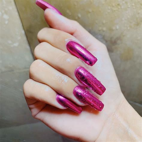 Updated 40 Fantastic Pink Chrome Nails August 2020