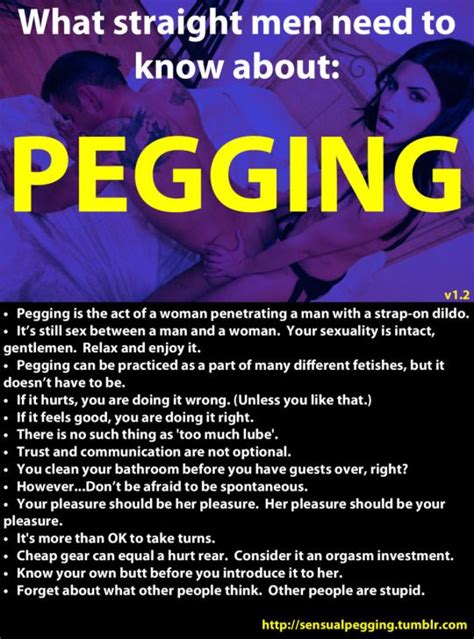 What Straight Men Need To Know About Pegging Scrolller